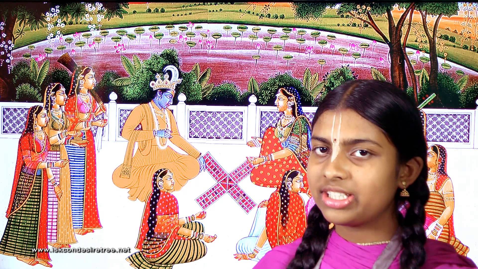 Radha Rani Book Story of Srimati Radharani defeats Krishna in the Dice Game by Samhita ...